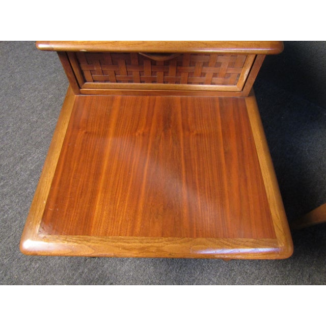 Mid-Century Modern 1960s Vintage Warren Church Side Tables by Lane - 2 Pieces For Sale - Image 3 of 5