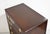 Brown Mid Century Federal Style Inlaid Mahogany Highboy Dresser by Kindel of Grand Rapids For Sale - Image 8 of 14