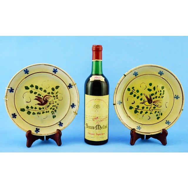 Antique 18th Century Ceramic Plates, Viterbo, Italy, Set of 2 For Sale - Image 3 of 18