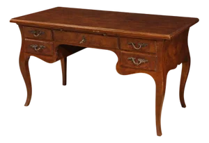 Italian Louis XV Style Writing Desk, 1950s