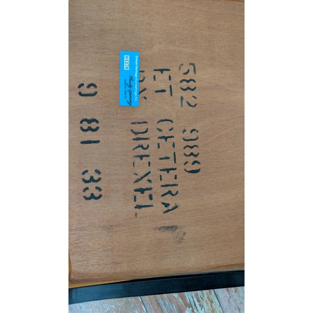 Vintage Drexel Et Cetera Chinoiserie Side Table With Burl & Glass Insert For Sale - Image 12 of 12