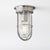 Ceiling light in solid brass with clear or frosted glass. For indoor and outdoor use (IP44). Lamp LED 230V E27 4W 2700K...