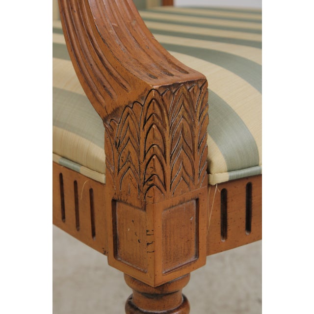 Wood Set of 8 Century French Louis XVI Dining Chairs For Sale - Image 7 of 18