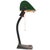 Vintage Industrial Green Enamel Banker Light For Sale - Image 4 of 7