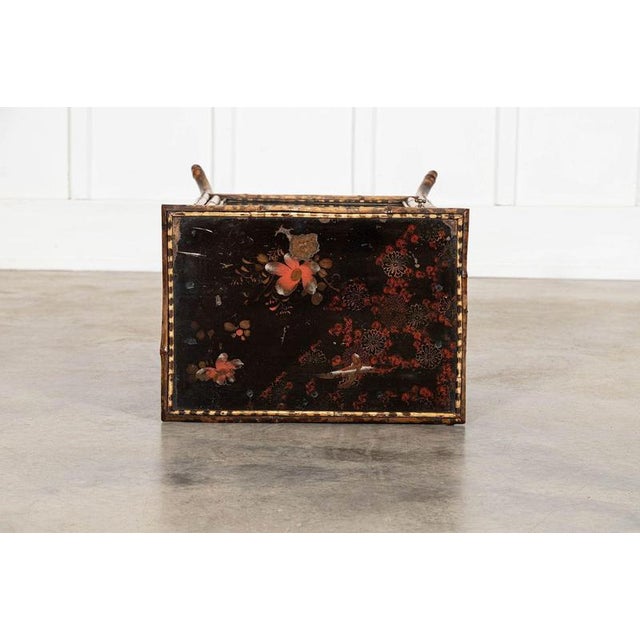 19th Century English Glazed Bamboo Bookcase, 1880 For Sale - Image 16 of 16