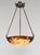 Charles Schneider French Art Deco Pendant Light by Le Verre Francais Schneider - 1925 Cameo Chandelier France For Sale - Image 4 of 12