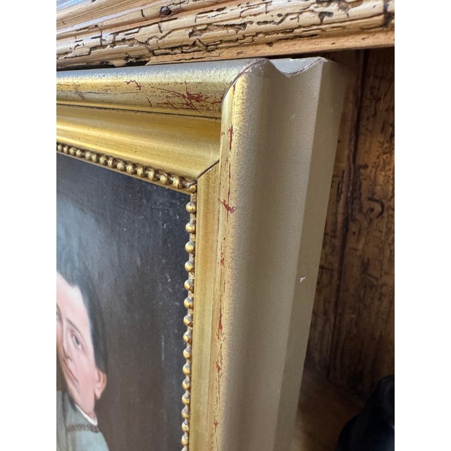 Pair of European Portrait Paintings, Mother & Daughter, Late 19th Century For Sale - Image 16 of 16