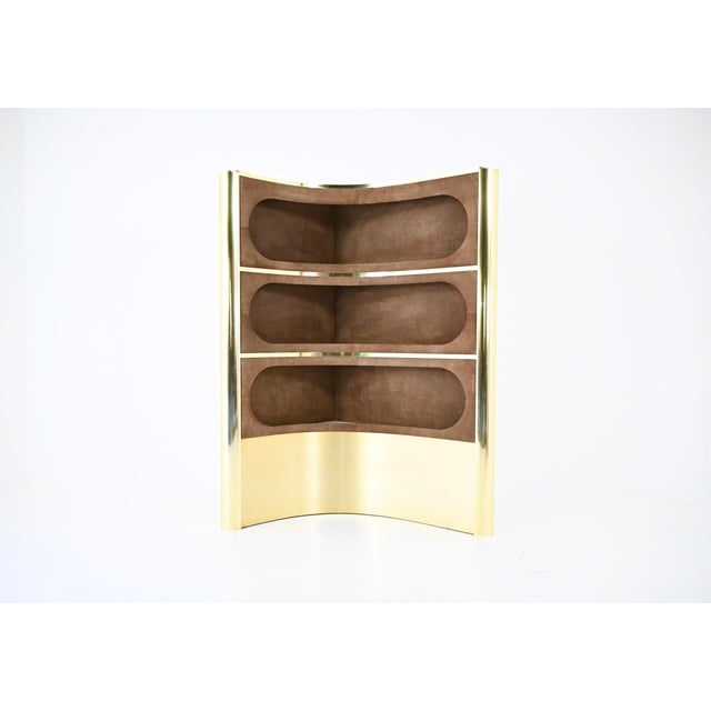 Gold Italian Illuminated Bar, 1970s For Sale - Image 8 of 16