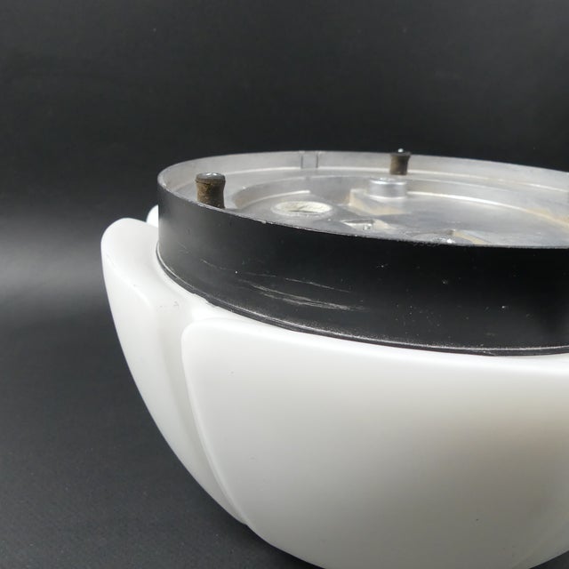 Flower Ceiling or Wall Lamp from Glashütte Limburg, 1970s For Sale - Image 7 of 10