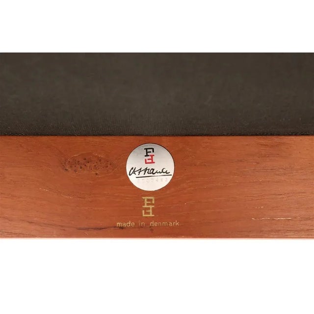 Modular Teak Lounge Chairs with Side Tables by Ole Gjerløv Knudsen & Torben Lind for France & Søn, 1960s, Set of 5 For Sale - Image 10 of 11