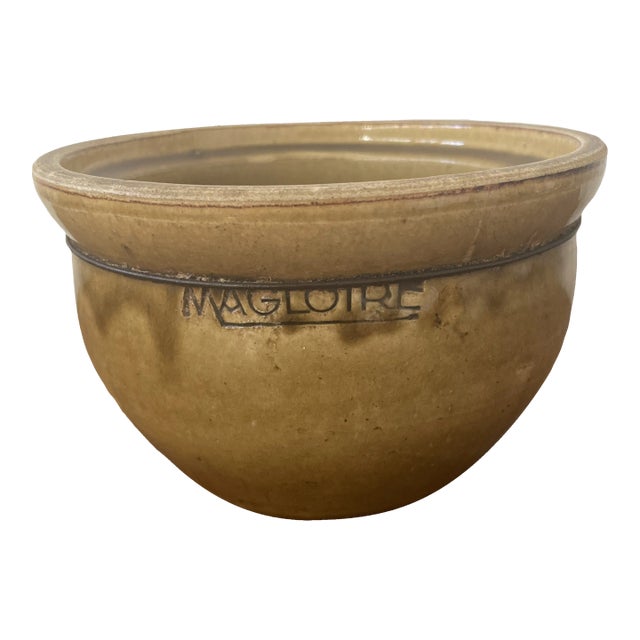 Vintage French Ceramic Pot For Sale