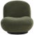 Wood Stevie Velvet Accent Chair - Olive Green/Black For Sale - Image 7 of 7