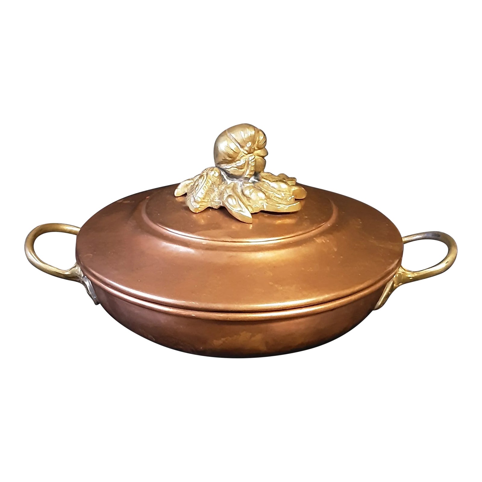 Vintage Ruffoni Historia Style Copper Serving Dish | Chairish