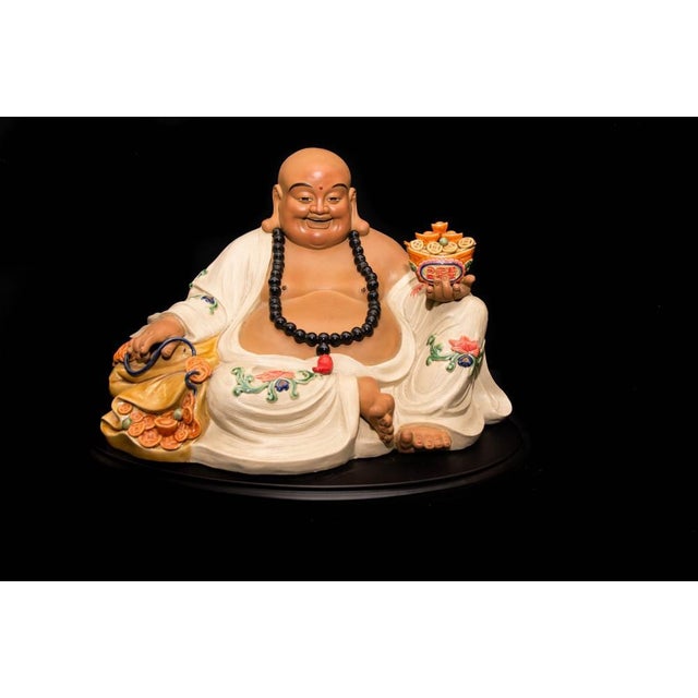 Chinese Qing Porcelain Buddhist Statue For Sale - Image 9 of 9