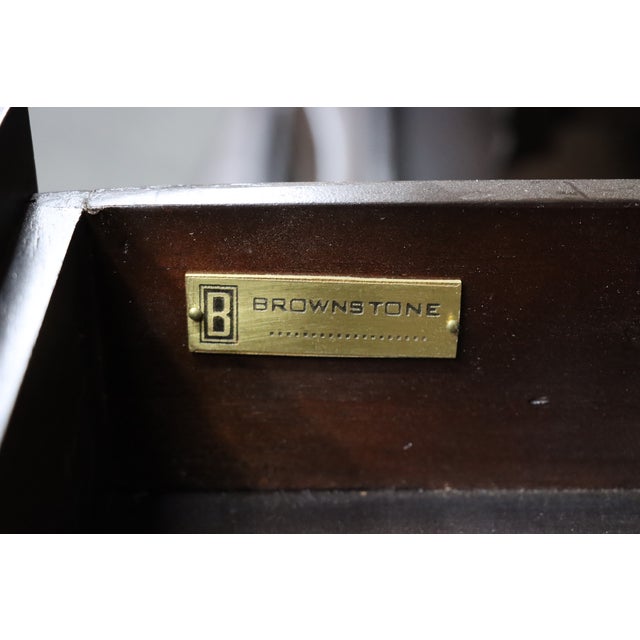 Brownstone Furniture Reeded Front Nightstands – Pair For Sale - Image 11 of 13