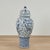 Ceramic Pair of Chinese Blue and White Porcelain Dragon Palace Urns For Sale - Image 7 of 13