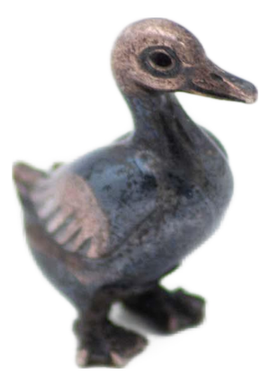Miniature Duck in Nickel Silver