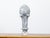 19th Century French Zinc Crowned Acorn Decorative Finial on Custom Lucite Base For Sale - Image 9 of 9