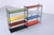 1950s Modular Colored Metal Floor Rack by A. D. Dekker for Tomado, 1950s, Set of 12 For Sale - Image 5 of 17