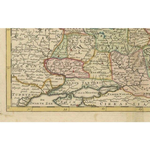 Map of Muscovy or Russia by Isaac Tirion For Sale - Image 4 of 10