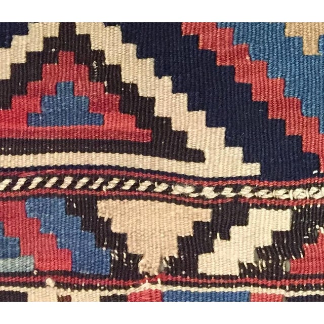 Traditional Vintage Caucasian Shirvan Kilim, 7' X 11'8 For Sale - Image 3 of 14