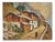Giorgia T., Mountain Road, 1949, Oil Painting on Panel For Sale
