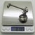 Vintage Italian Sterling Silver 925 Handheld Steelyard Scale, 1970s For Sale - Image 9 of 11