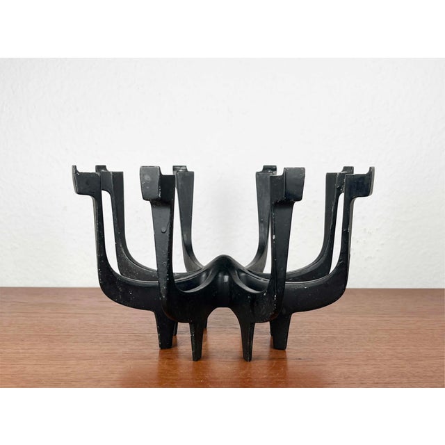 Mid-Century Modern Danish Metal Candleholder in Metal by Gunnar Cyren for Dansk Designs Denmark, 1960s For Sale - Image 14 of 18