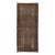 Antique Hamadan Wool Rug | Distressed Muted Earth Tones Oversized Runner / Gallery Rug For Sale