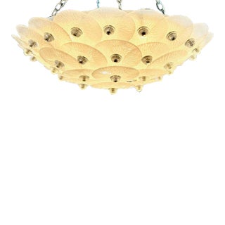 Murano Disc Chandelier For Sale