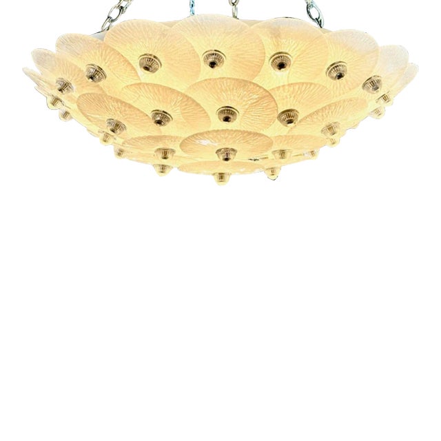 Murano Disc Chandelier For Sale