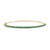 VR Jewels Modern 1.86ct Round Cut Emerald Tennis Bangle Bracelet in 14k Yellow Gold For Sale - Image 4 of 17