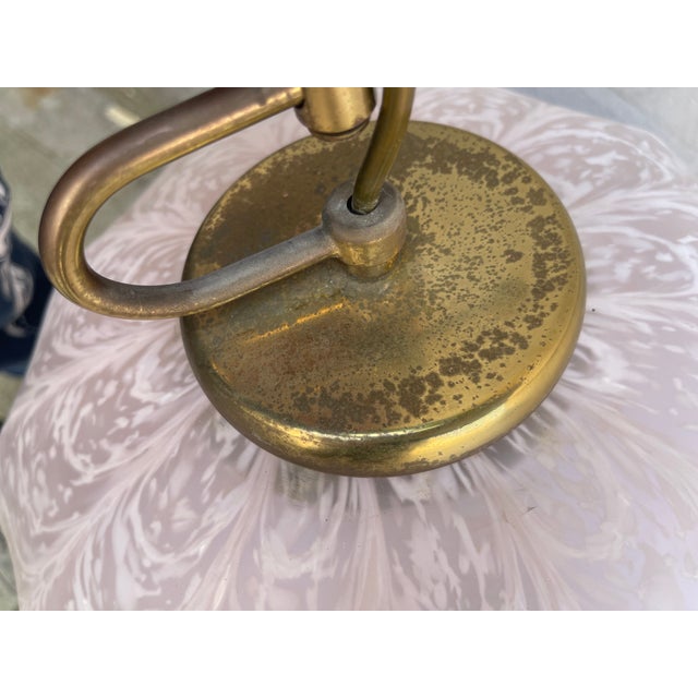 Large Pink Murano Glass Light Pendant, 1970s For Sale - Image 9 of 13