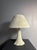 Green Mid-Century Suede Leather Mushroom Table Lamp, 1960s For Sale - Image 8 of 14