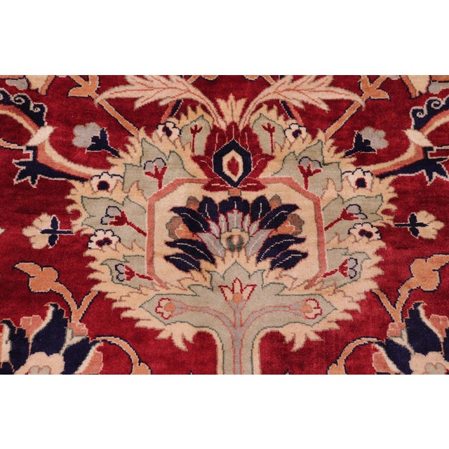 Designed with mesmerizing intricacy and gorgeous color palette, this hand-knotted masterpiece demonstrates the beauty and...