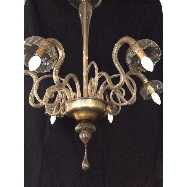 Murano Glass Chandelier, 1930s For Sale - Image 3 of 9
