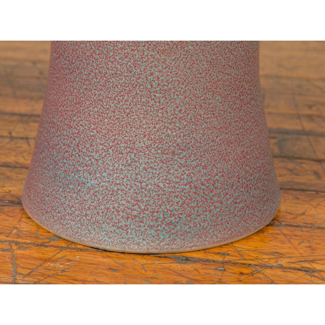 Chinese Contemporary Artisan Hand Painted and Glazed Curving Garden Seat For Sale - Image 9 of 12