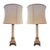 19th Century Pair of French Directoire Style Tole Table Lamps For Sale