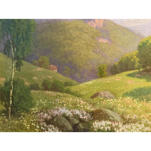 Alfred Hesse, Hann Münden Göttingen Castle Ruins Weserbergland, 1932, Oil on Canvas For Sale - Image 10 of 13