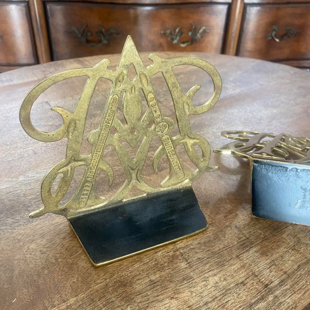 Queen Anne Cypher Vintage 1977 Colonial Williamsburg Foundation Brass