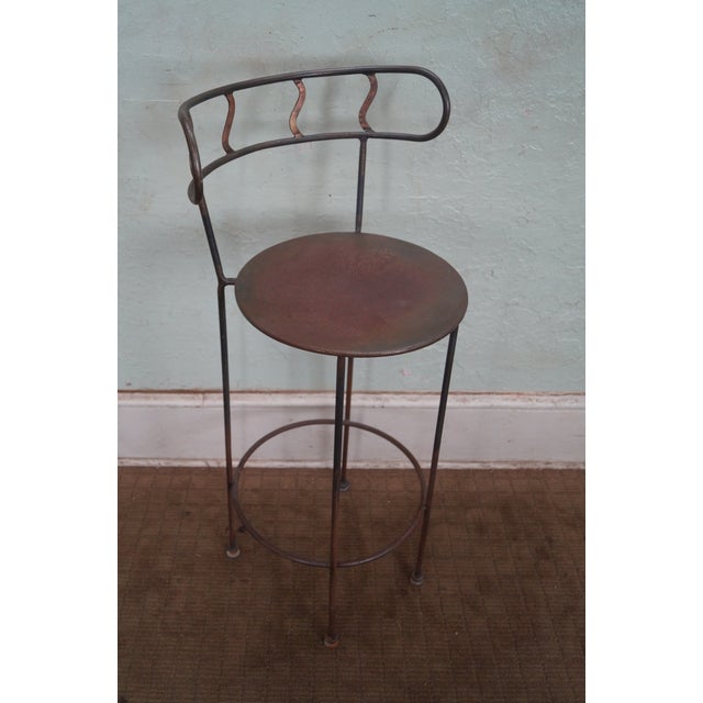 Vintage Distressed Industrial Metal Bar Stools Chairish