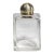 Unusual English Crystal Antique Scent Perfume Cologne Bottle Sterling Silver Engine Turned Lid Victorian Luxury Home Decor For Sale