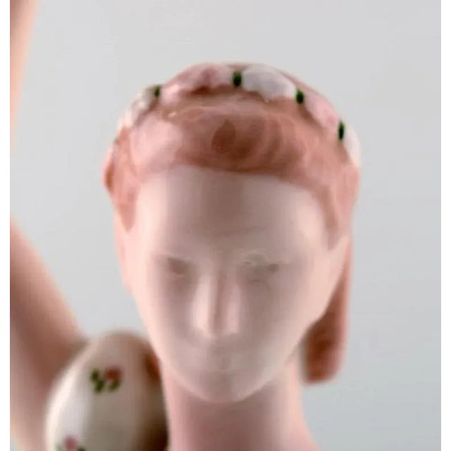 Ceramic Number 2355 Columbine Porcelain Figurine from Bing & Grondahl For Sale - Image 7 of 9