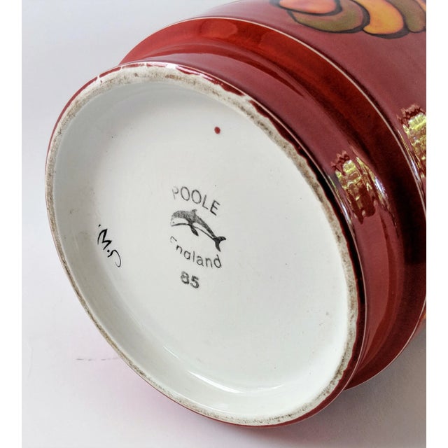 1980s Contemporary Poole Delphis Ceramic Vase For Sale In Miami - Image 6 of 11