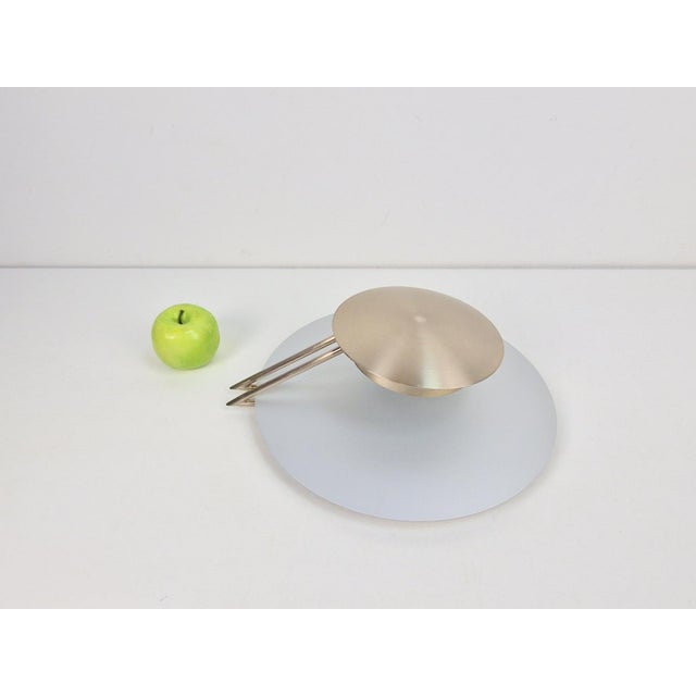 Postmodern Modern Vega Ceiling Lamp by L Cesaro for Tre Ci Luce, 1980s For Sale - Image 3 of 9