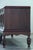 Large Vintage Brutalist Danish Dark Stained Oak Sideboard, 1940s For Sale - Image 10 of 18
