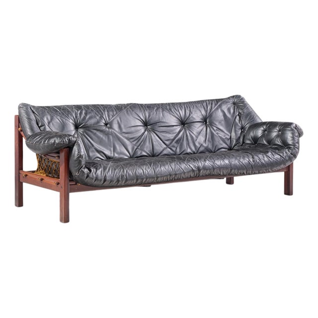 Jean Gillon for Italma "Amazonas" Mid Century Brazilian Rosewood Sofa For Sale