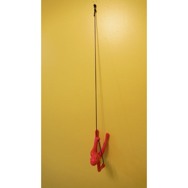 Pink Climbing Man Wall Art For Sale - Image 4 of 5