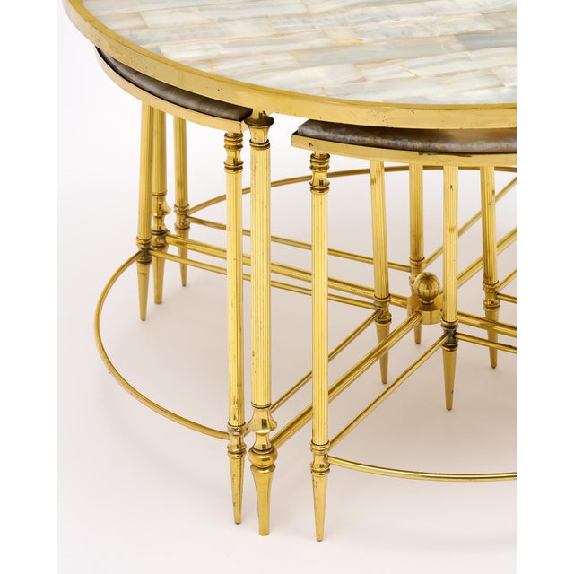 Art Deco Period French Coffee and Nesting Tables For Sale In Austin - Image 6 of 9