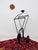 Unique and decorative Postmodern valet stand. Almost certainly made in Italy—where it was sourced—this piece dates to the...